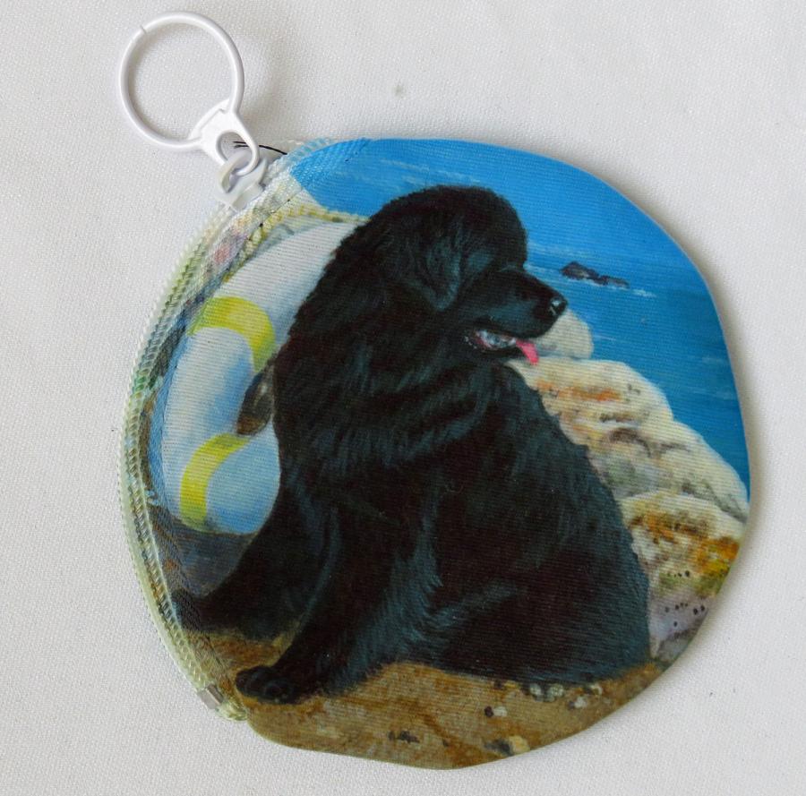 Newf 3 coin purse side 1